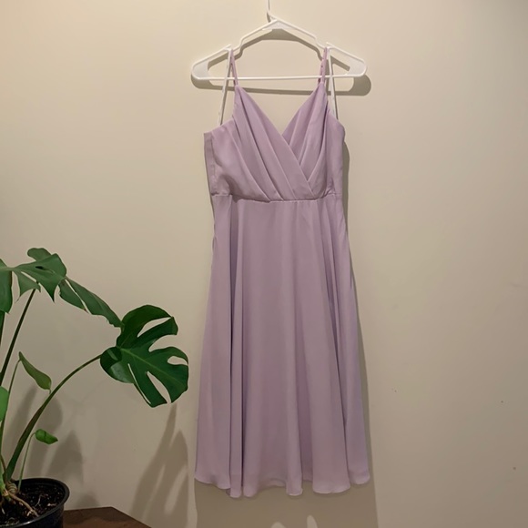 Lilac Purple Elegant Dress - Picture 1 of 6